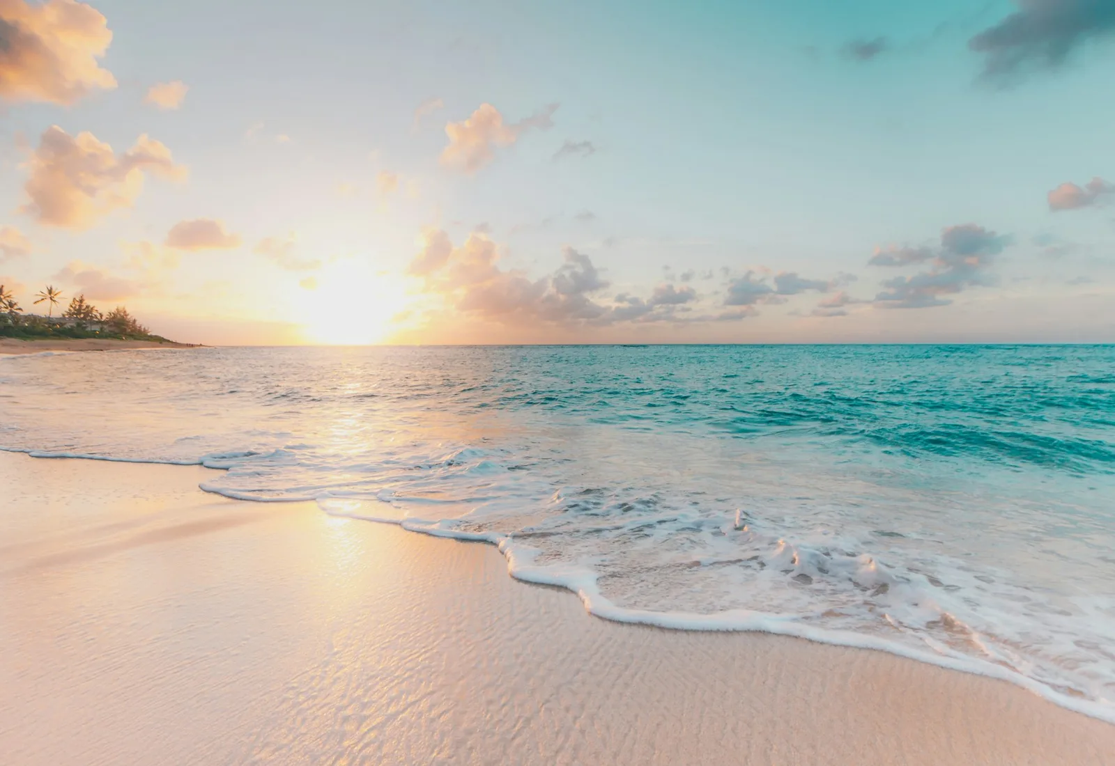 Plage de sable blanc